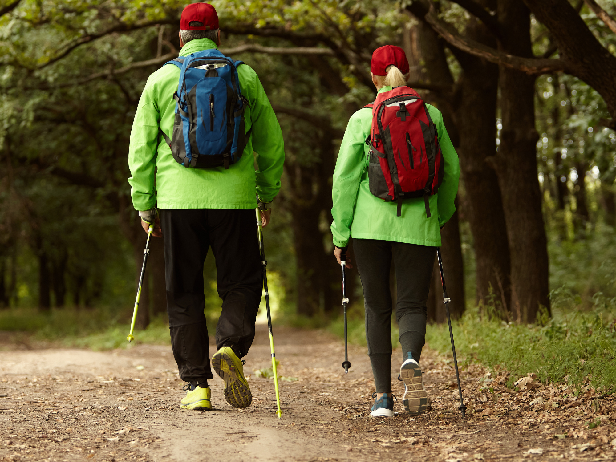 Nordic walking on the Adriatic beach: master the technique